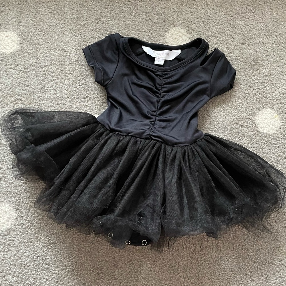 I love plum Black Tutu dress